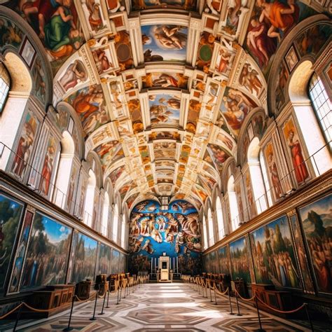 Premium Photo Photo Of Sistine Chapel In Vatican City Italy