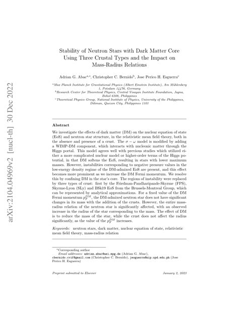 PDF Stability Of Neutron Stars With Dark Matter Core Using Three