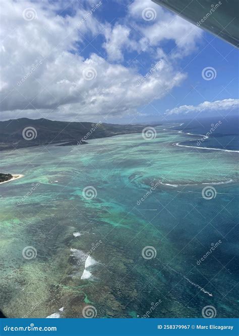 Underwater Waterfall Mauritius Indian Ocean Stock Image - Image of