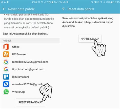 Cara Hard Reset Hp Samsung Galaxy Semua Tipe Lengkap