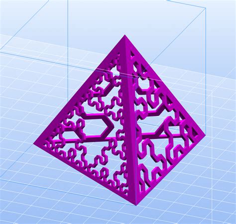 Free 3d File Mathematical Art Sierpinski Triangle Tetrahedron Shaped