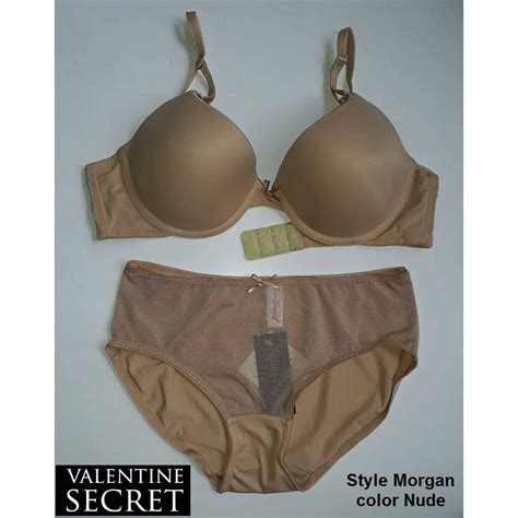 Jual Bra Set With Panty Valentine Secret Style Morgan Color Nude