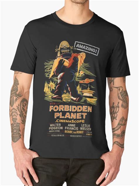 Forbidden Planet T Shirt Movie Film Vintage Retro Cult Horror Cool