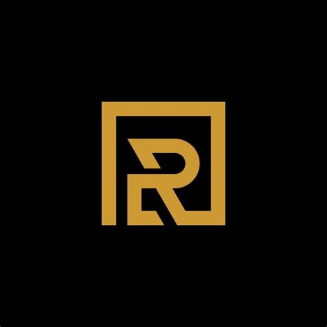 Premium Vector Initial Letter R In The Box Vector Logo