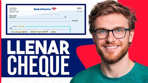 Cómo Llenar Un Cheque De Bank Of America Guía Completa Youtube