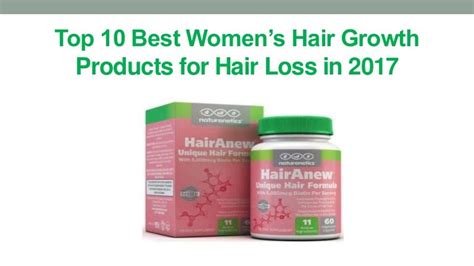 Top 10 Best Womens Hair Growth Products For Hair Loss In 2017