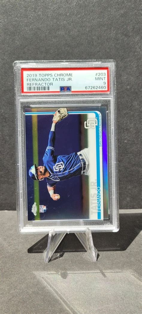 2019 Topps Chrome Fernando Tatis Jr Refractor 203 PSA 9 Rookie RC EBay