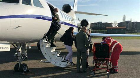 Cagliari Linate Trasporto Sanitario Urgente Con Un Falcon Per Un Uomo