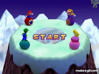 Mario Party 2: Luigi wins by doing absolutely nothing on Make a GIF