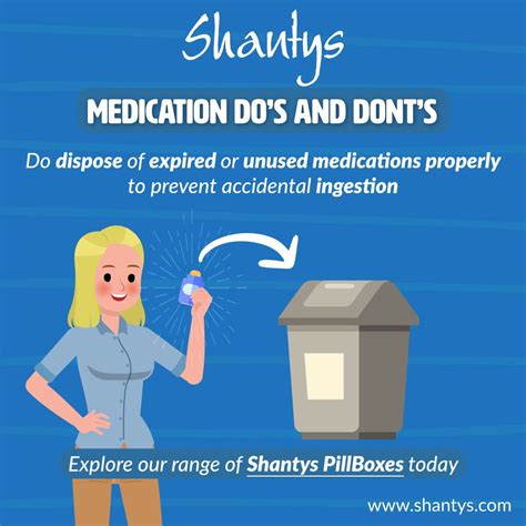 Medication Do S And Don Ts Do Dispose Of Expired Or Unused Medications