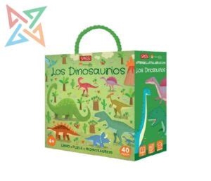 Manolito Sassi Libro Puzzle Figuras Los Dinosaurios Akataka