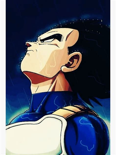 "Vegeta rain." Poster for Sale by Callahanstyle | Redbubble