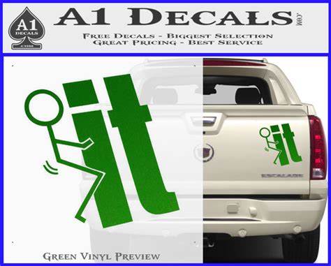 Fuck It Decal Sticker RT A1 Decals