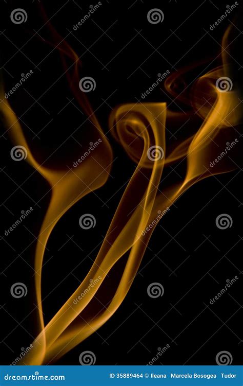 Smoke Shapes on Black Background Stock Photo - Image of colorful ...