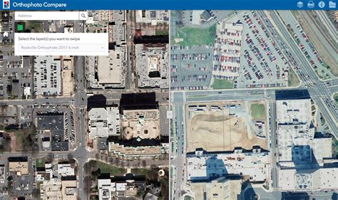 New Orthophoto Comparison Map Tool Available Online Rockville Reports