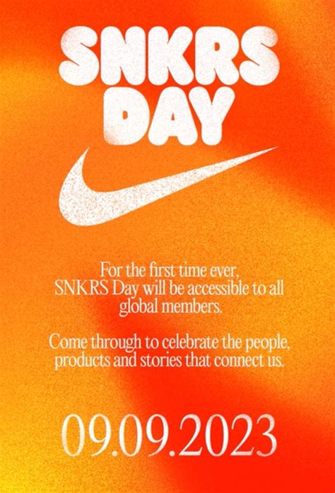 Nike SNKRS Day 2023 Takes Place on September 9th - JustFreshKicks