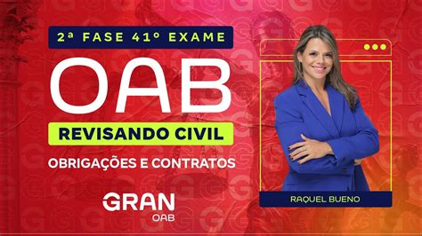 Fase Do Exame Oab Revisando Civil Obriga Es E Contratos