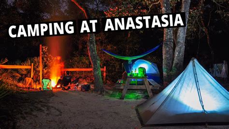 Camping At Anastasia State Park St Augustine Florida Youtube