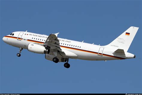 15 03 German Air Force Airbus A319 133 CJ Photo By Richard Dragon