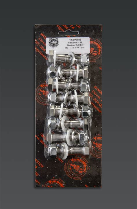 Universal Stainless Steel Bumper Bolt Kit - Bells&Whistles