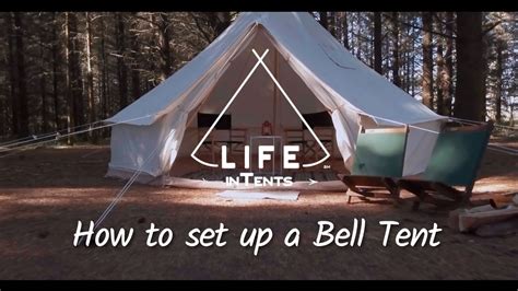 Bell Tent Set-up and Takedown - Life inTents™ canvas bell tent models - Get All Camping