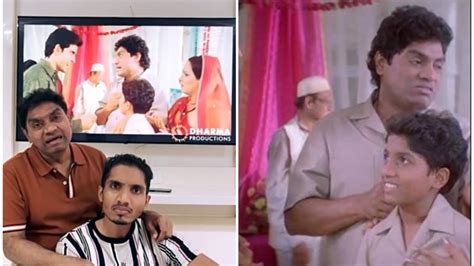 Johny Lever Recreates Hilarious K3g Scene With Jesse Lever Fan