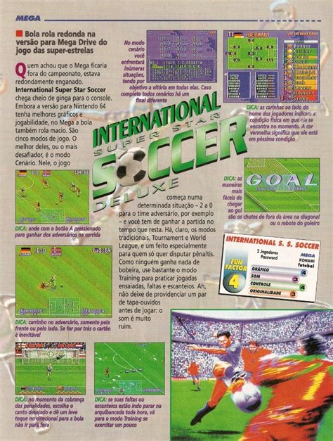 International Superstar Soccer Deluxe Do Mega Drive Na Super GamePower