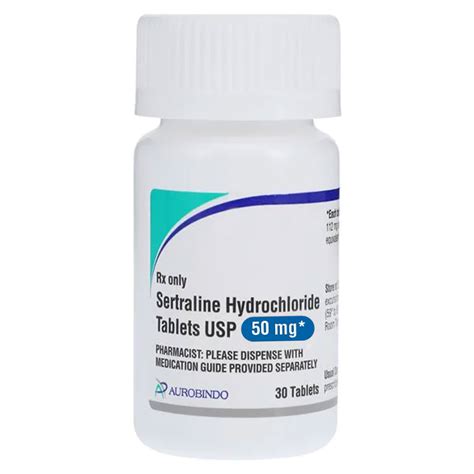 Sertraline Hydrochloride Tablet Usp For Dogs And Cats 50 Mg 30 Tablets