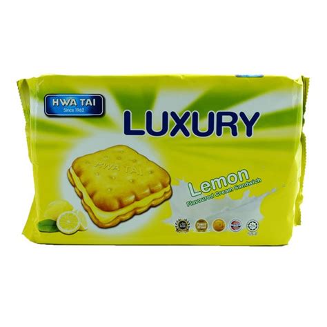 Hwa Tai Luxury Lemon Cream Sandwich 200g Shopee Singapore