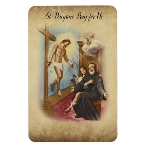 St Peregrine Patron Saint Of Cancer Patients Magnet