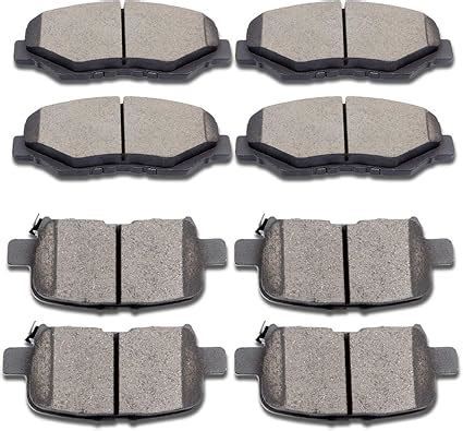 Amazon Ceramic Brake Pads Kits Scitoo Pcs Brakes Pads Set Fit For