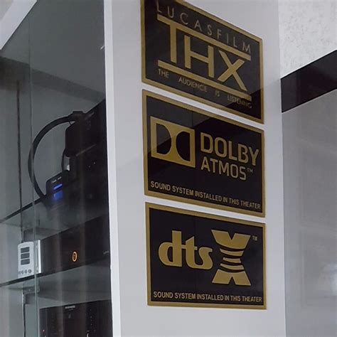 DOLBY ATMOS,DTS:X and THX plaque acrylic, Home Appliances, TVs ...