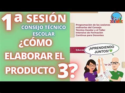 Ceaa Como Elaborar Producto Preescolar Primaria Secundaria Cte