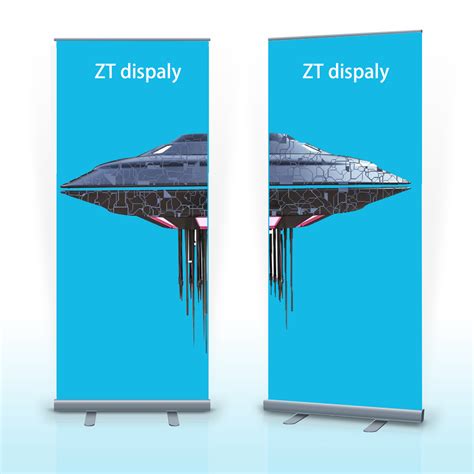 Aluminum Retractable Roll Up Banner Stand For Trade Show China Roll