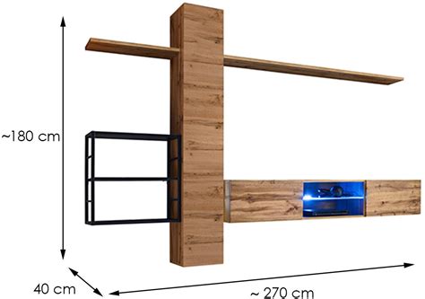 Switch Met V Regal Led X X Natur Wotan Hrast Emmezeta Webshop