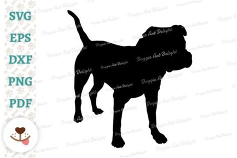 Mutt Dog Silhleutte Svg Png Dxf Cut File Graphic By Doggie Art Delight