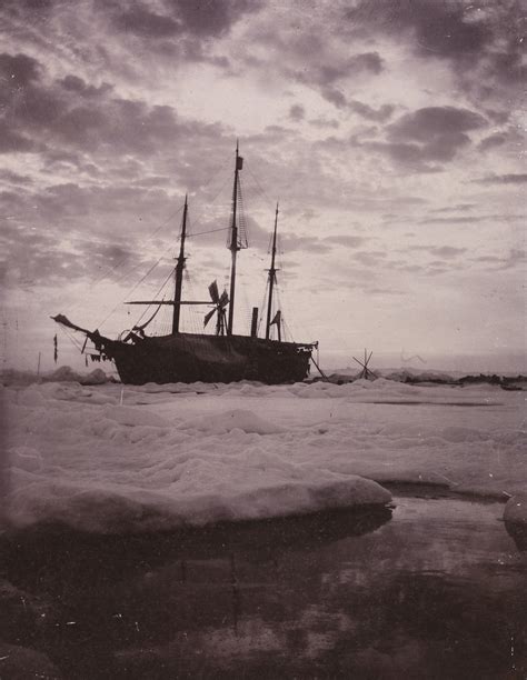 The Norwegian Arctic Exploration Ship Fram Forward In Ice 1894