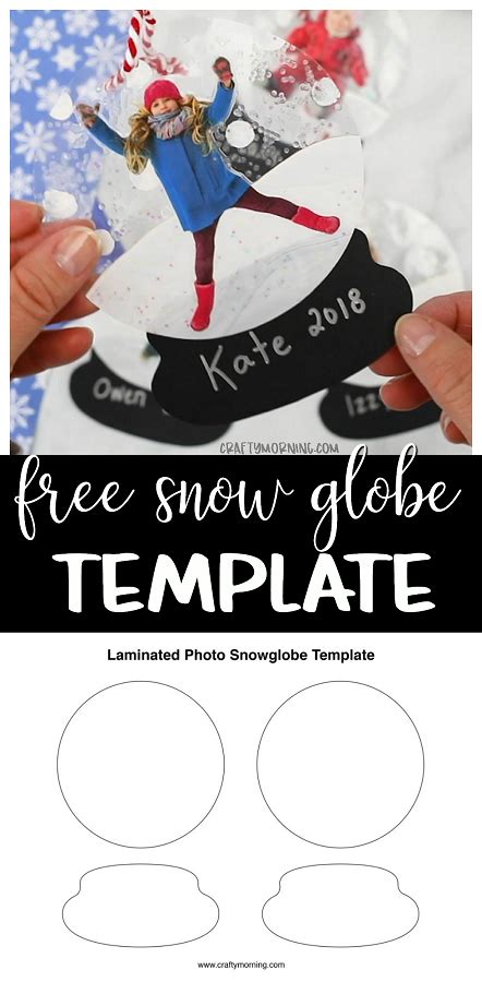 Free Printable Snow Globe Template