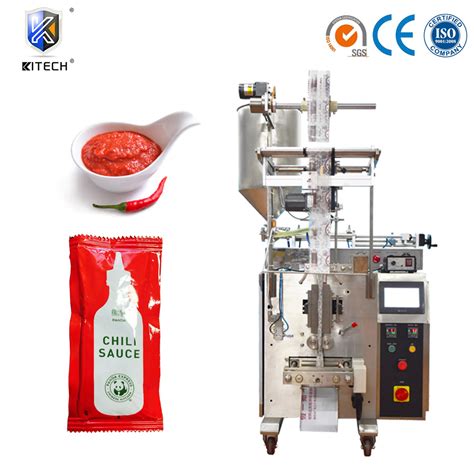 Small Multi Functional Sauce Liquid Sachet Chili Tomato Beef Sauce Form