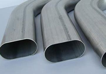 Oval Stainless Steel Tubing Flat Elliptical SS 304 316 Exhaust Tubes