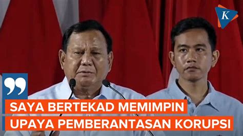 Video Janji Prabowo Di Hadapan Pimpinan Kpk Tangani Korupsi Dengan