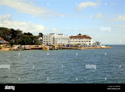 The Famous Haven Hotel Overlooking The Sea And Harbor At Poole Dorset