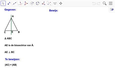 Oefening Op Bewijzen Met Congruente Driehoeken 3 GeoGebra