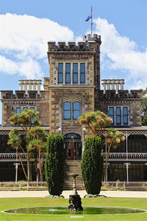 breathtaking view   larnach castle located   otago peninsula