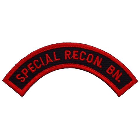 Special Recon Battalion Patch Black & Red 4" | Michaels