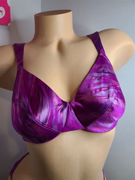 Rare Vtg Victoria S Secret Second Skin Satin Bra Pa Gem