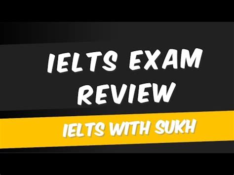 Ielts Exam Review Today Ielts With Sukh YouTube