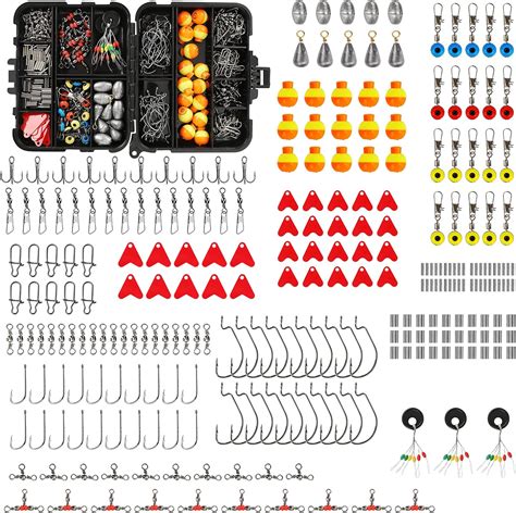 Amazon CestMall Fishing Accessories Kit 263pcs Fishing Tackle Kit