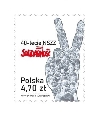 Kurier Pl Wydali Znaczek Upami Tniaj Cy Lecie Solidarno Ci