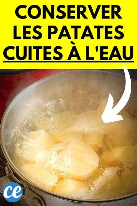 Lastuce Conservation Des Pommes De Terre Cuites Avec Ou Sans Peau